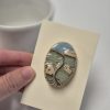 Ceramic brooch