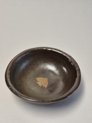 Wood fired bowl with bird