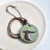 Ceramic sighthound pendant