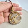 Ceramic sighthound pendant