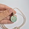 Ceramic whippet pendant