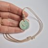 Ceramic whippet pendant
