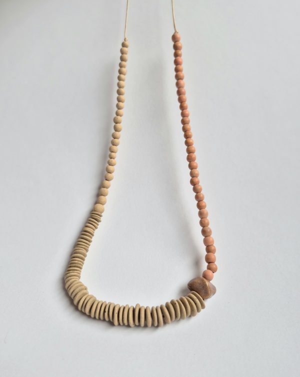 Ceramic beaded necklace