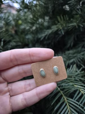 Ceramic stud earrings