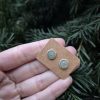 Ceramic stud earrings