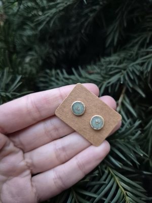 Ceramic stud earrings