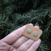 Ceramic stud earrings
