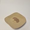 Ceramic plate ginkgo