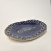 Ceramic soap dish in royal blue