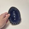 Ceramic soap dish in royal blue