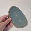 Ceramic soap holder in blue