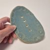 Ceramic soap holder in blue