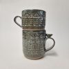 Textured coffee mug