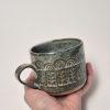 Textured coffee mug