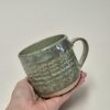 Rustic ceramic tea mug