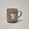 Ceramic sgraffito mug