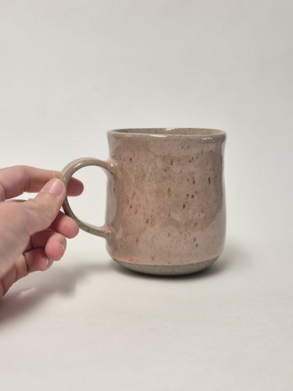 Ceramic sgraffito mug