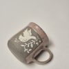 Ceramic sgraffito mug
