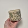Ceramic sgraffito mug