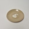 Ceramic plate with pear