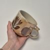 Wood fired rustic mug