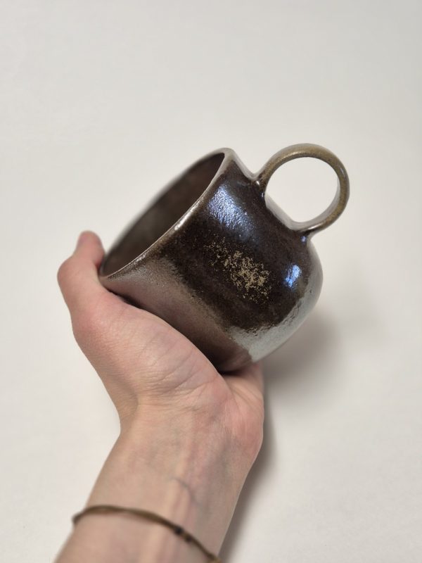 Wood fired coffee cup