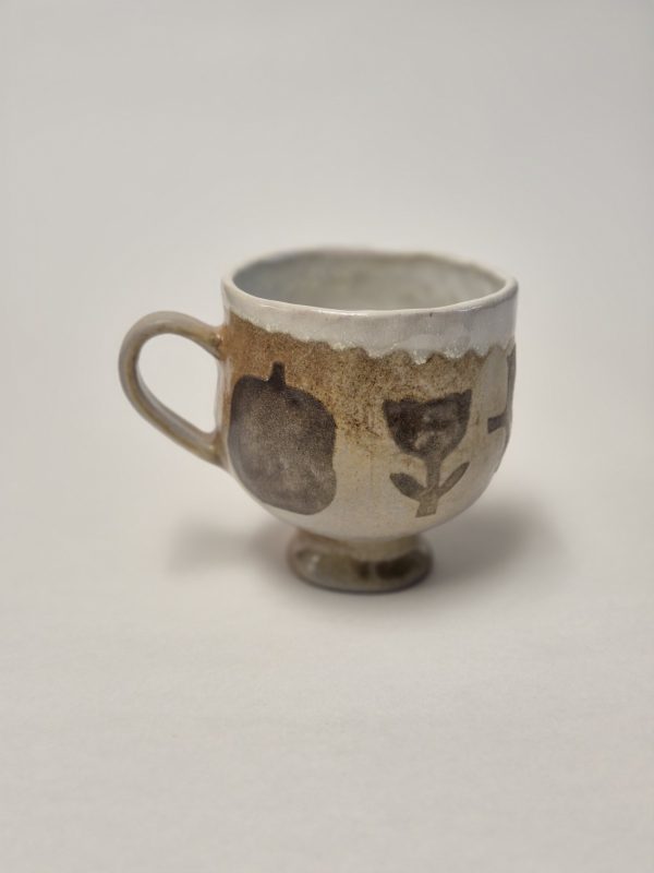 Wood fired coffee cup