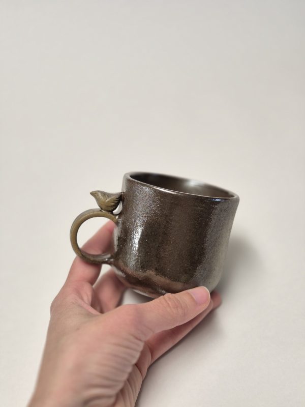 Wood fired coffee cup