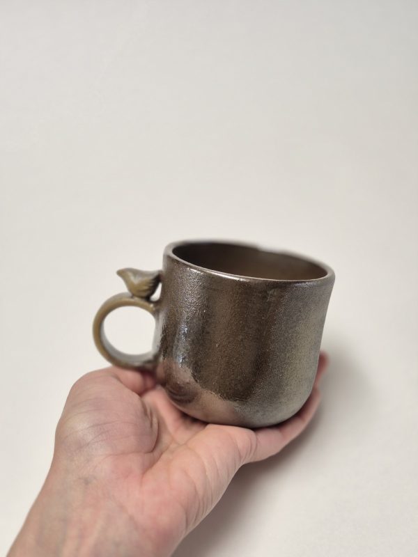 Wood fired coffee cup