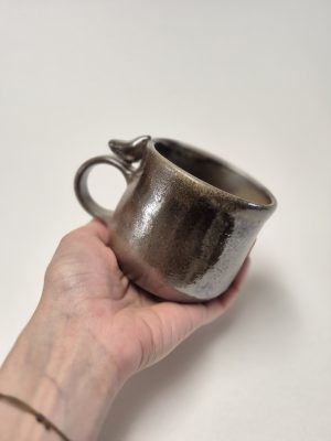 Wood fired coffee cup