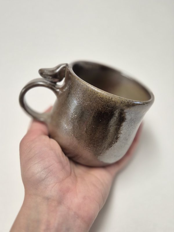 Wood fired coffee cup
