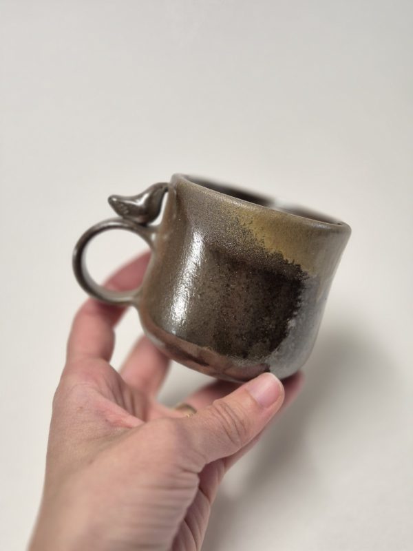 Wood fired coffee cup