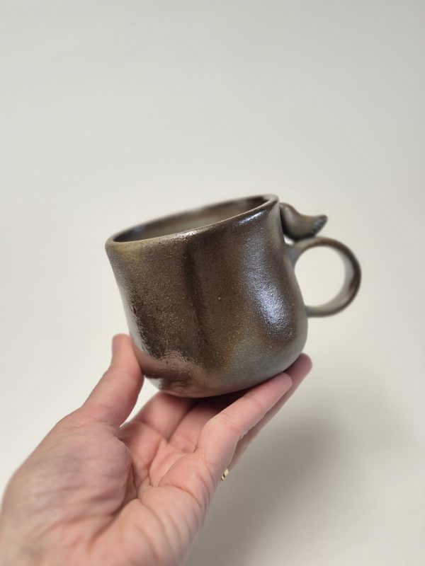 Wood fired coffee cup