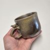 Wood fired coffee cup