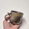 Wood fired coffee cup