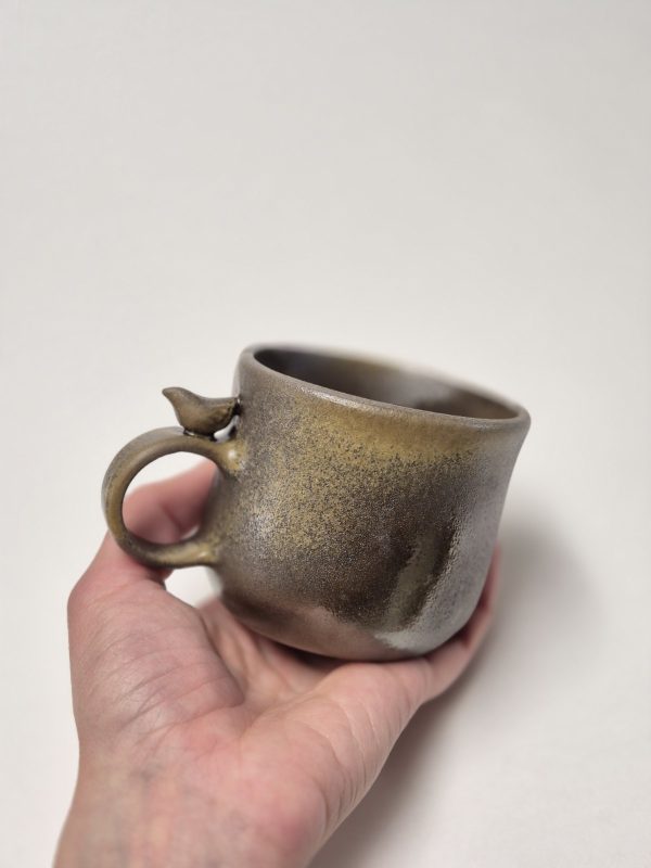 Wood fired coffee cup