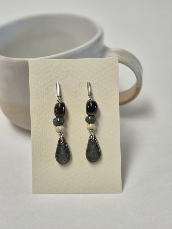 Ceramic contemporary earrings