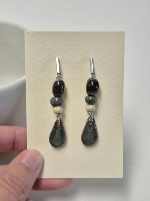 Ceramic contemporary earrings