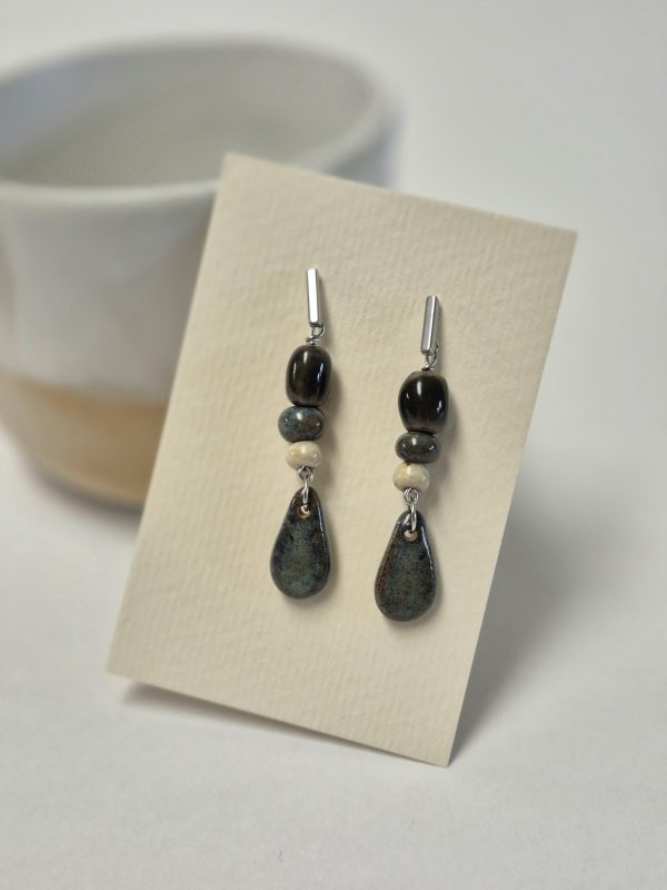 Ceramic contemporary earrings