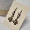 Rustic floral earrings