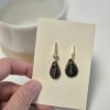 Elegant black earrings