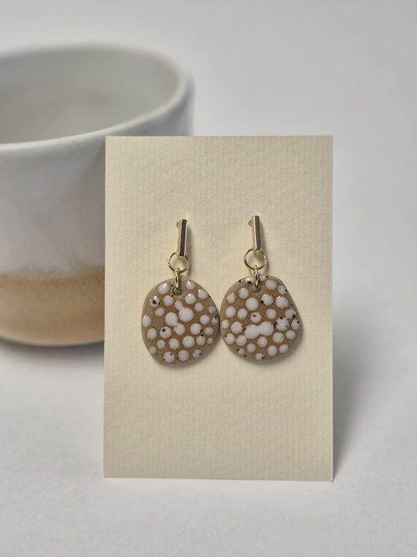 Artisan ceramic earrings