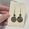 Ceramic greyhound earrings