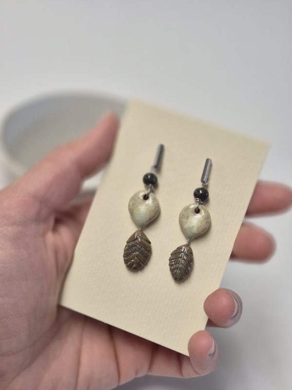 Woodland ceramic earrings
