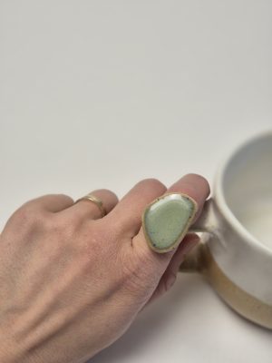 Ceramic ring in green
