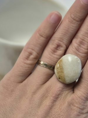 Wood fired ceramic ring