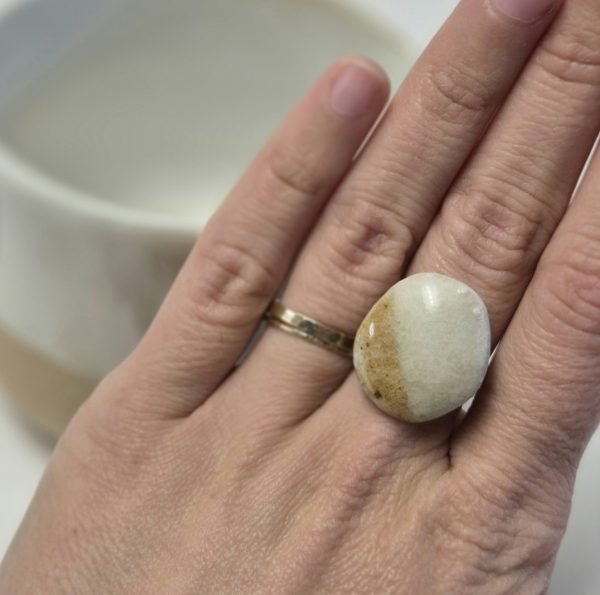 Wood fired ceramic ring
