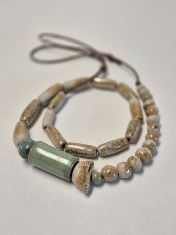Wood fired necklace