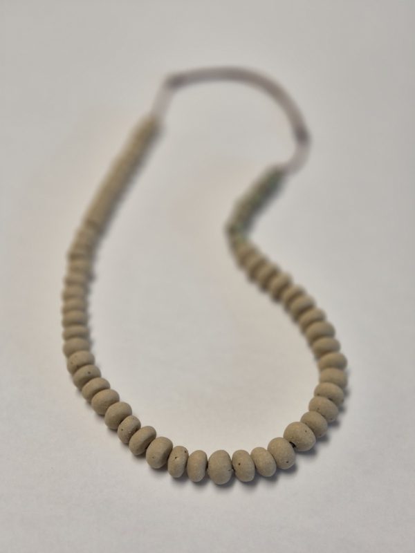 Ceramic necklace with beads