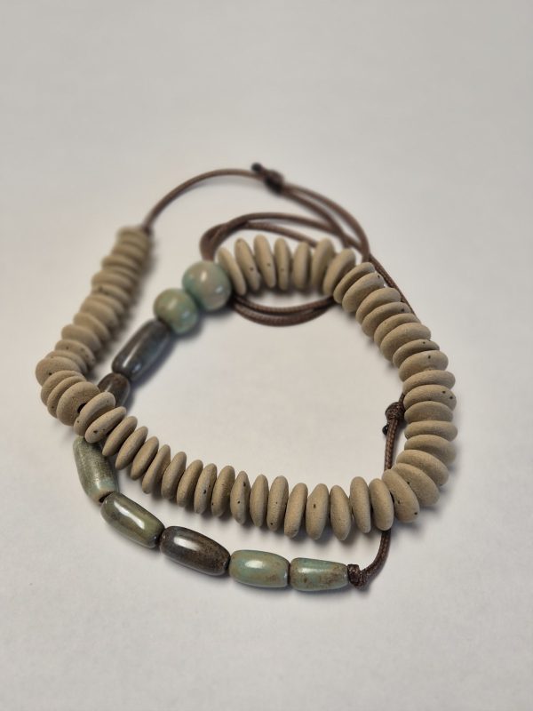 Ceramic beaded necklace